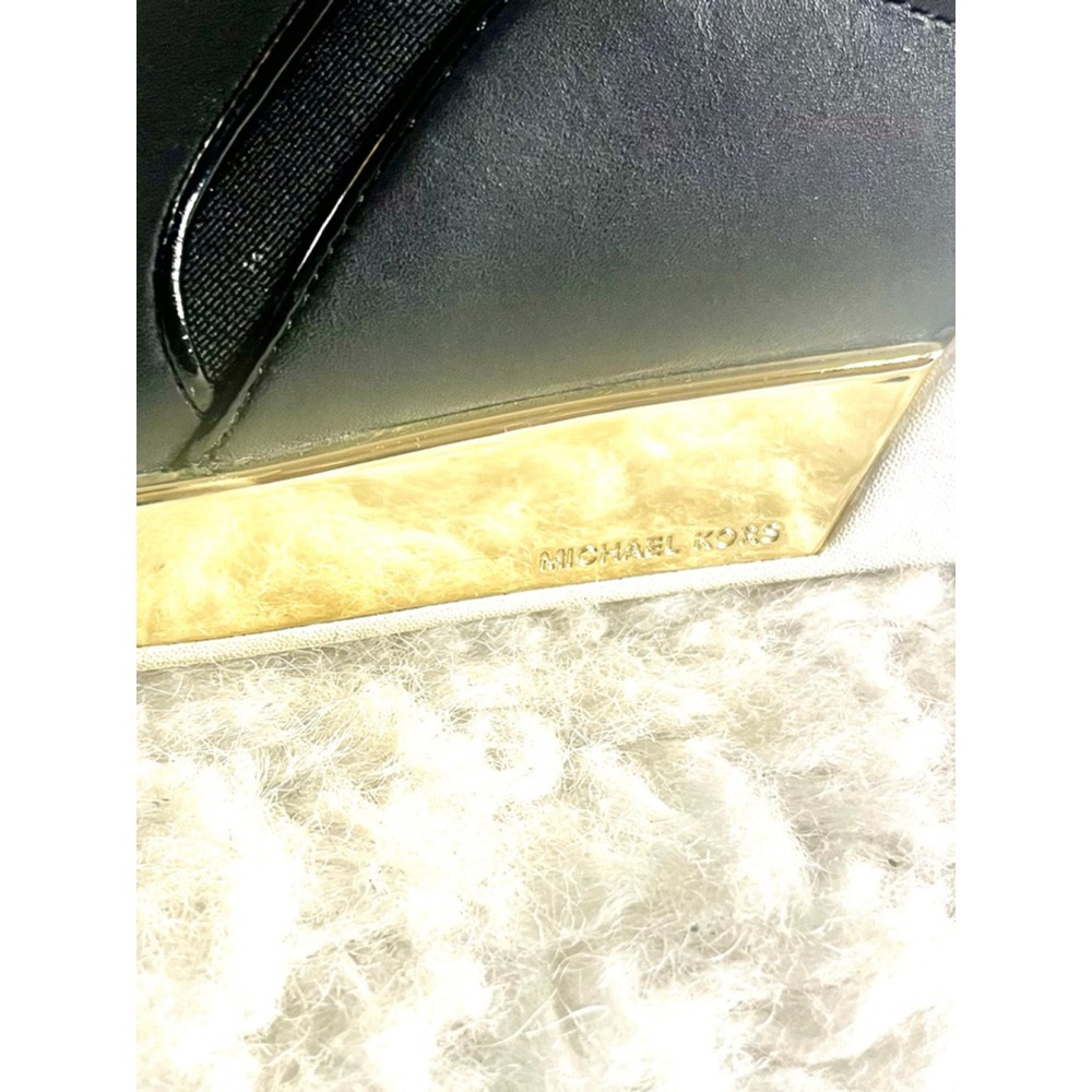 Michael Kors Brenden Black Leather slip-on fashion sneakers women size 8M - Picture 6 of 9